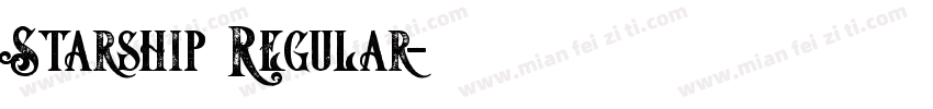 Starship Regular字体转换